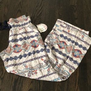 NWT Boho beach pant